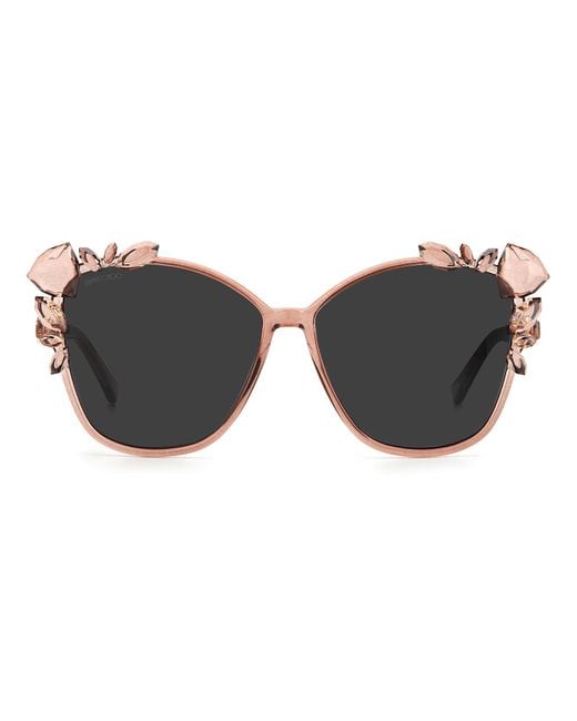 Jimmy Choo Mya/s 25th Ir 035j Butterfly Sunglasses in Black Lyst