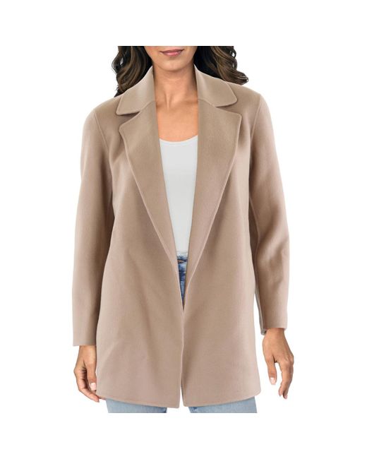 Theory Natural Clairene Unlined Wool Open Front