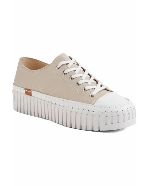 DJANGO & JULIETTE White Baselo Platform Sneaker
