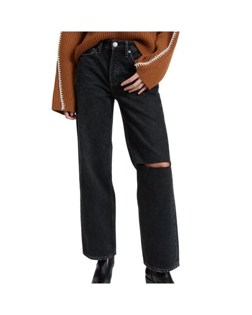 Rag & Bone Black Logan Jean