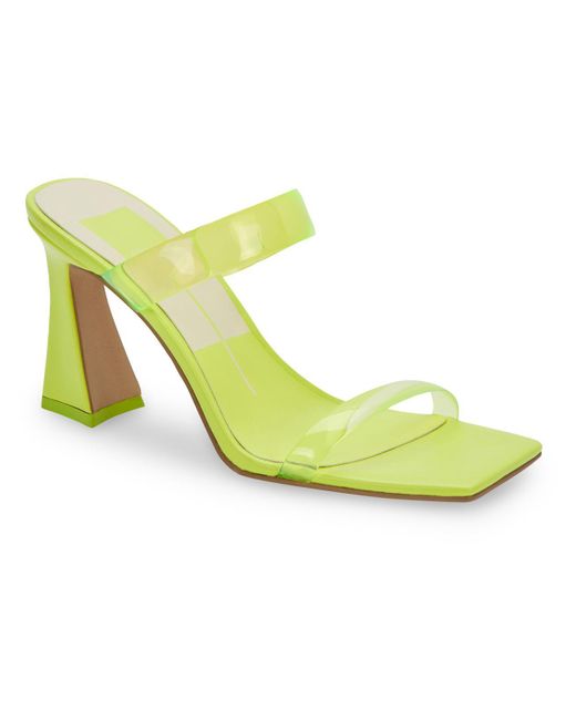 Dolce Vita Green Novah Slip On Mule Sandals