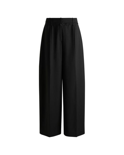 Boss Black Relaxed-Fit Trousers
