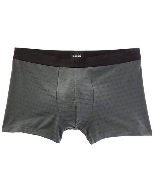Boss Gray Boss Shiny Trunk for men