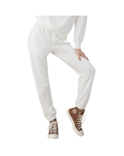Bella Dahl White Relaxed jogger Pant