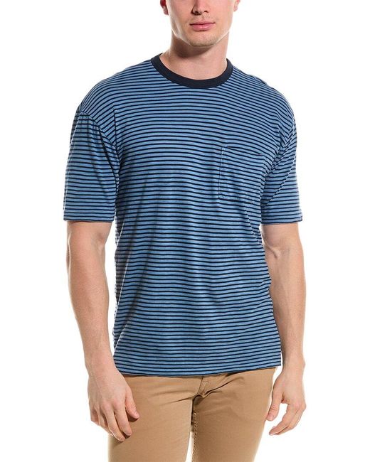 Velvet By Graham & Spencer Blue Jeremy T-shirt for men