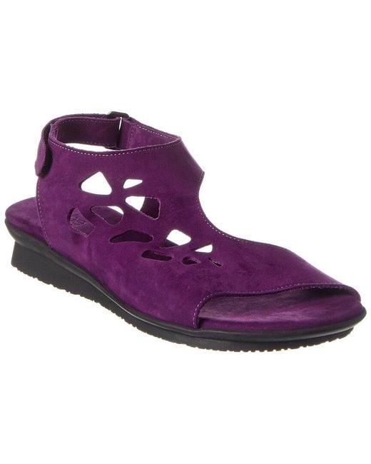 Arche Purple Aurora Leather Sandal