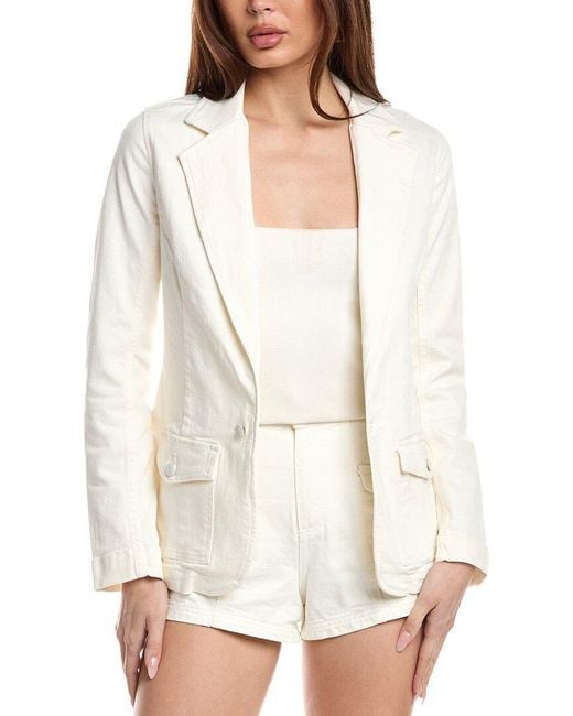 Ramy Brook White Lia Jacket
