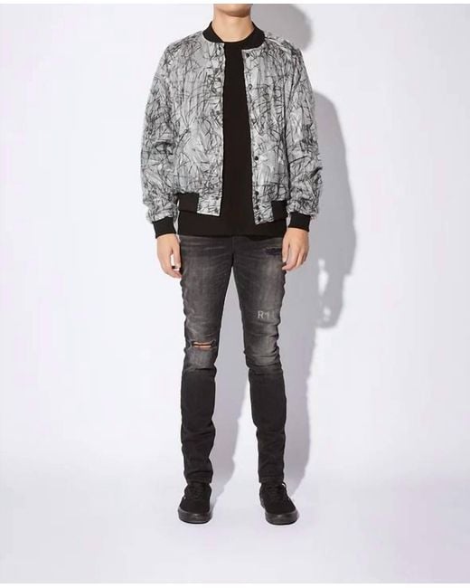 RTA Gray Atticus Jacket for men
