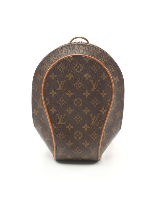 Louis Vuitton Brown Ellipse Suck Add Monogram Backpack Rucksack Pvc Leather