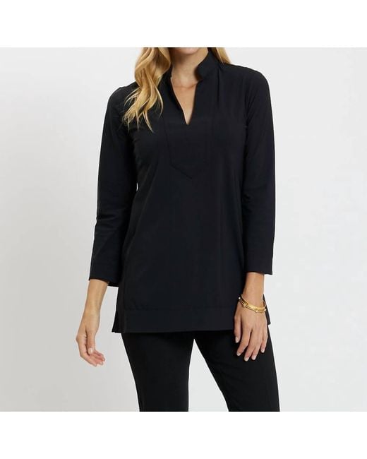 Jude Connally Black V-Neck Chris Top