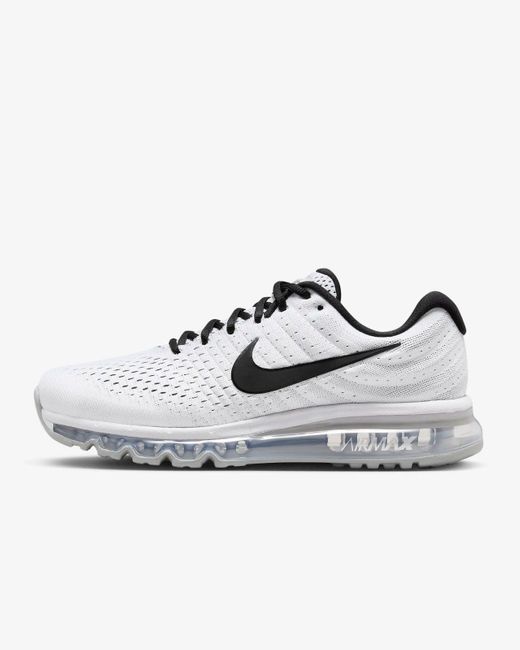 Nike White Air Max 2017 849559-100 Black Low Top Sneaker Shoes Hhh76 for men