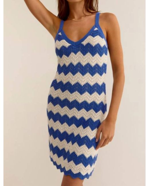 Z Supply Blue Allure Stripe Dress