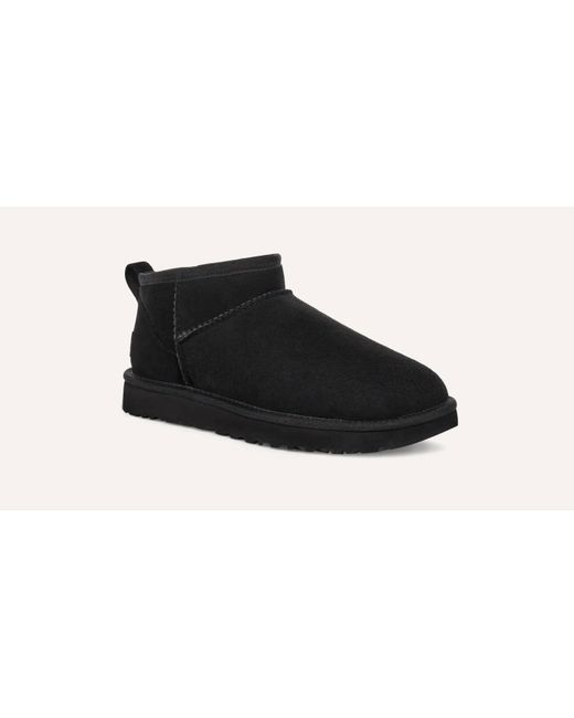 Ugg Black Classic Ultra Mini Booties