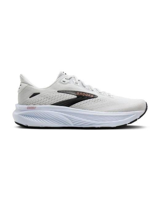 Brooks White Ghost 18 Running Shoes