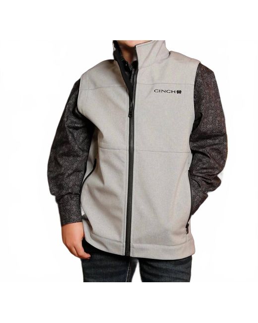 Cinch Gray Bonded Vest for men