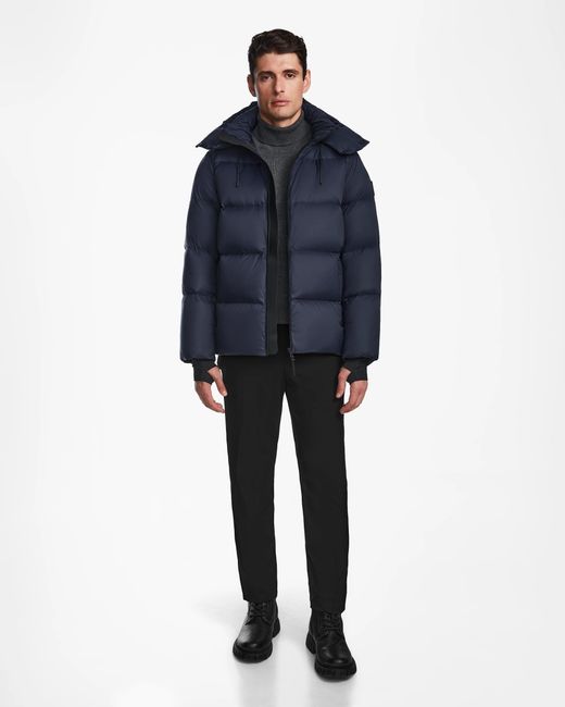 Rudsak Blue Daniel M Matte Down Puffer for men