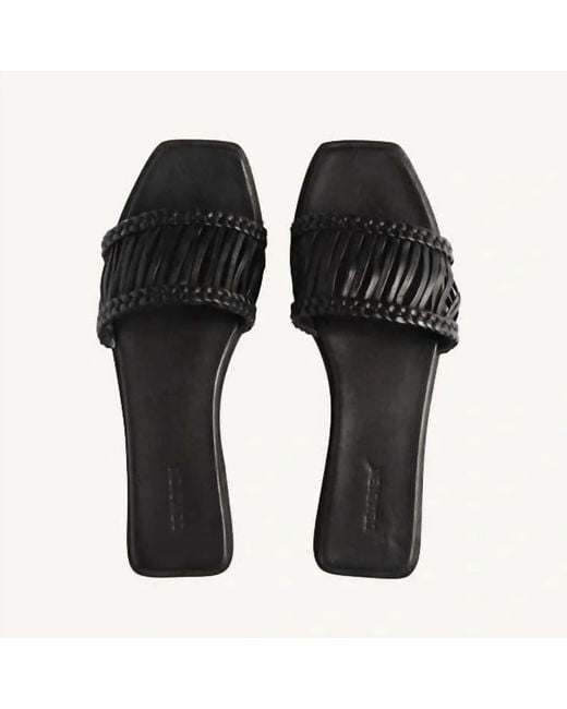 Bembien Black Estelle Slide Sandals