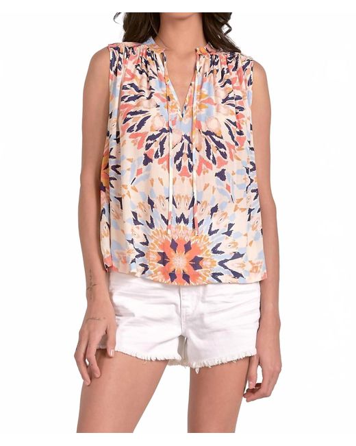 Elan Red Kiki Sleeveless Top