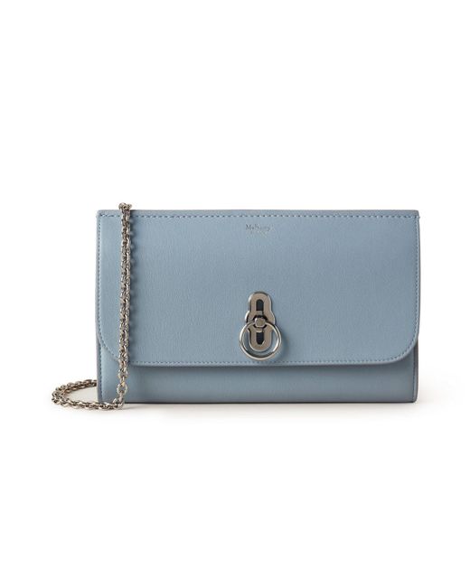 Mulberry Amberley Clutch in Blue Lyst