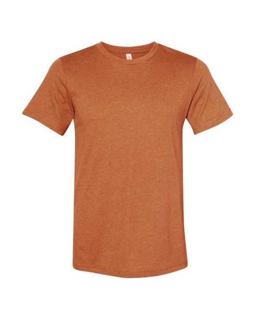 Bella Canvas Orange Sueded Tee for men