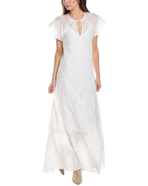 Rag & Bone White Delancy Maxi Dress