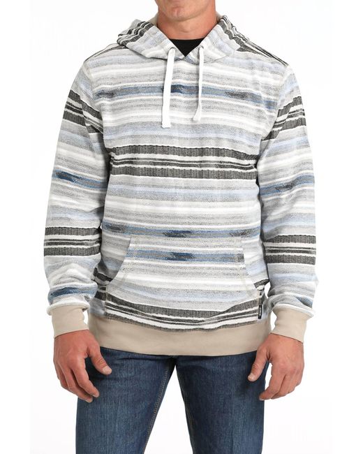 Cinch Gray Reverse French Terry Pullover for men