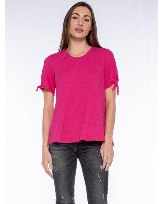 Wilt Pink Crew Trapeze Tie Sleeves