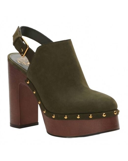Vince Camuto Green Slingback Clog