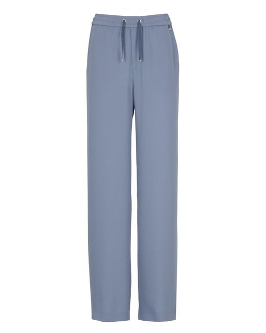 Herno Blue Light Satin Pants