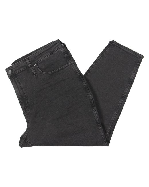Madewell Black Plus High-rise Stretch Skinny Jeans