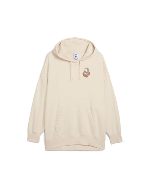 PUMA Natural X Hello Kitty And Friends Graphic Oversized Hoodie