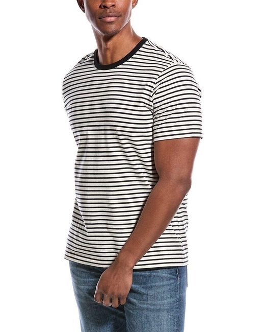 FRAME White Frame Striped T-shirt for men