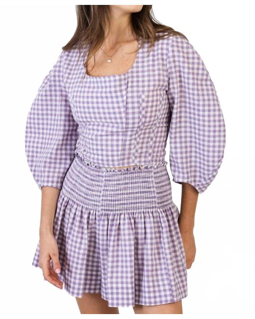 Koch Purple Billie Top