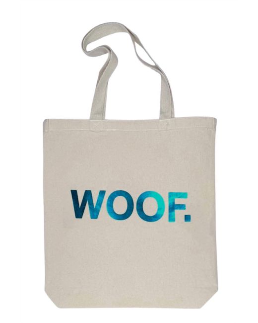 Unsweetened Blue Canvas Tote Bag