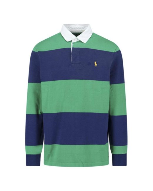 Polo Ralph Lauren Green Rugby Shirt" Polo for men