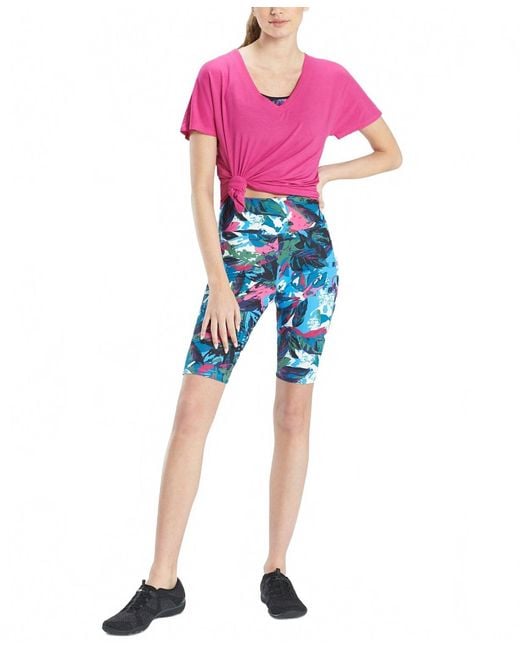 Natori Blue Elements Dolman V-Neck Top