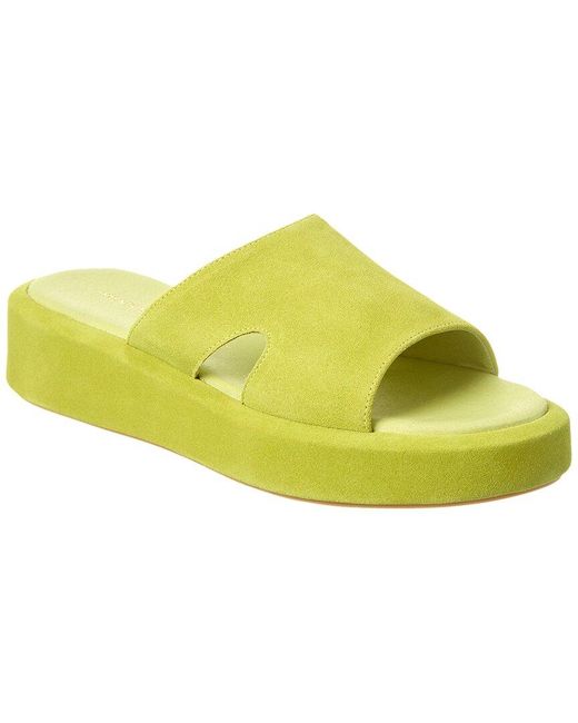 INTENTIONALLY ______ Yellow Ina Suede Sandal