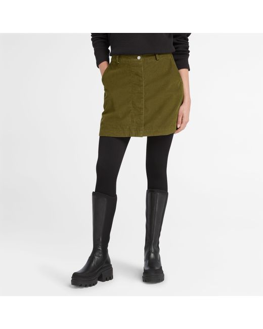Timberland Green Needle Corduroy Skirt