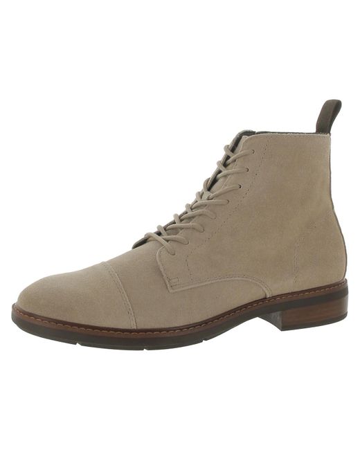 Vince Camuto Brown Ferko Suede Combat & Lace-up Boots for men