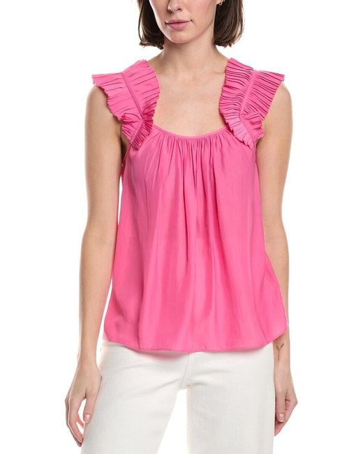 Ramy Brook Pink Leah Top