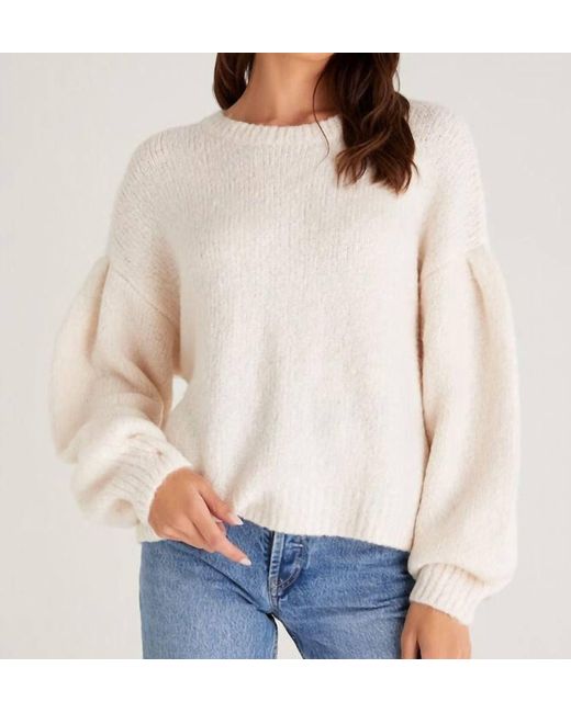 Z Supply White Kersa Sweater