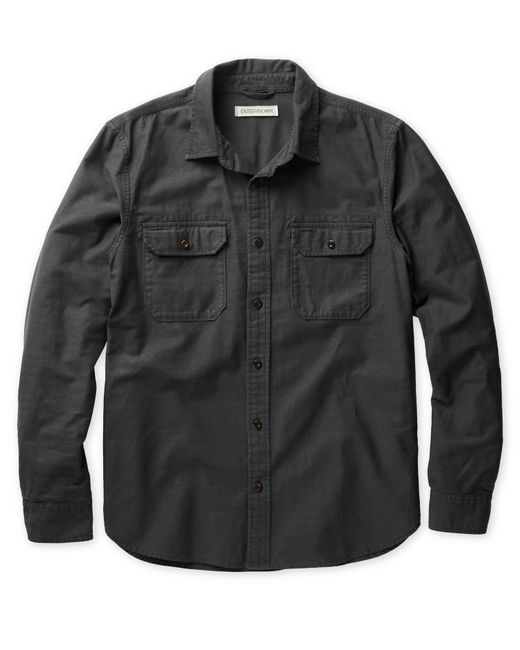 Outerknown Black The Utilitarian Shirt For Men for men