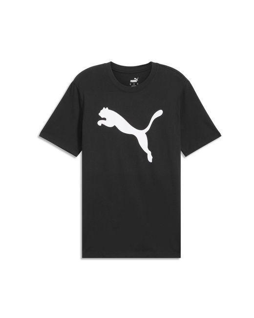 PUMA Black Essentials Big Cat Tee for men