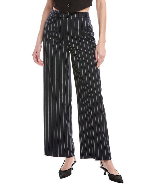 Kenneth Cole Black High-Rise Slash Pant