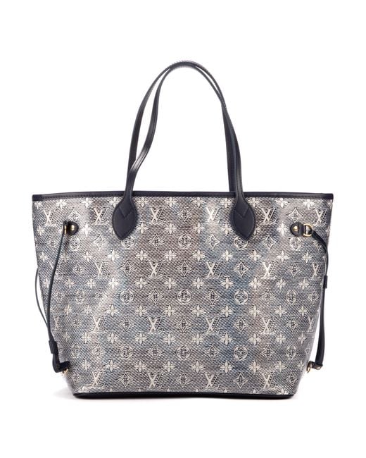 Louis Vuitton Ltd. Ed. Neverfull Jacquard Holographic Mm in Gray | Lyst