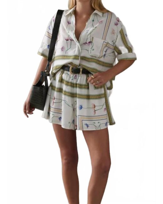 Sancia Multicolor Edin With Floaty Hem Shorts