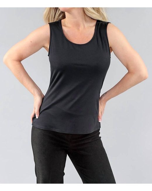 Michael Tyler Black Basic Sleeveless Camisole