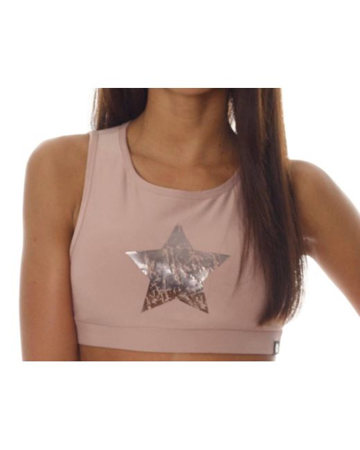 Free Sport by Gottex Chrome Star Mesh Low Impact Sports Bra in Pink Lyst