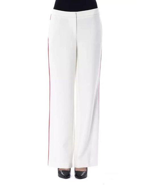 Byblos White Polyester Pants