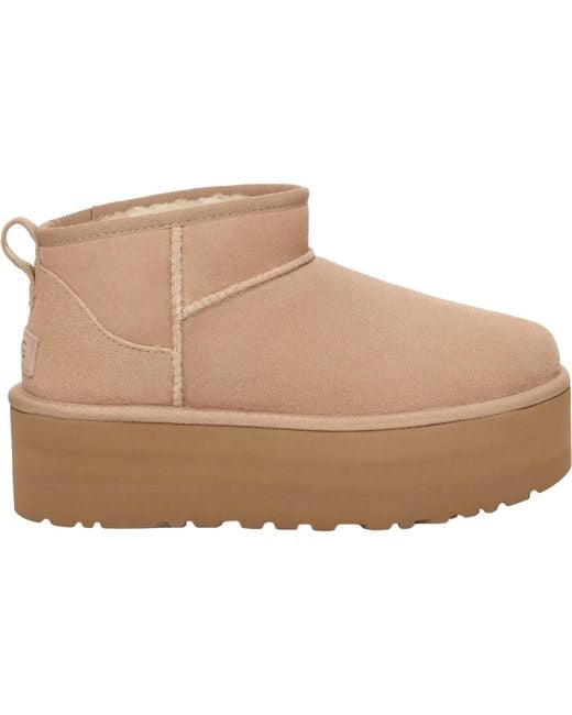 Ugg Natural Classic Mini Platform Boots